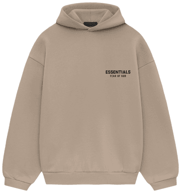 Fear of God Essentials Fleece Hoodie II 'Desert Sand' Image